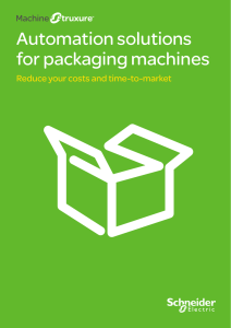 Automation solutions for packaging machines