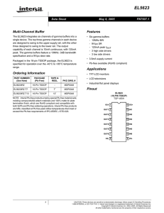 EL5623 - Intersil