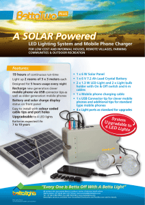 A SOLAR Powered