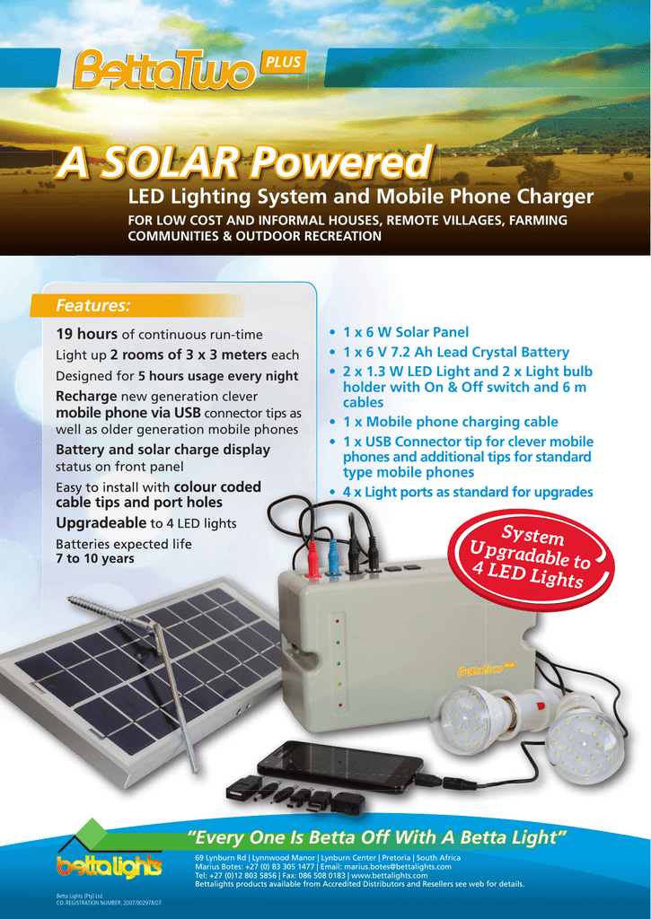 A Solar Powered