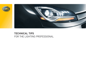 technical tips for the lighting professional