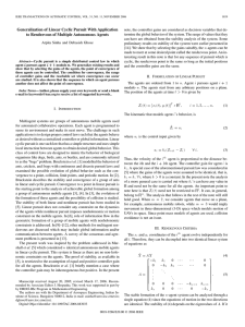 Generalization of Linear Cyclic Pursuit With Application to