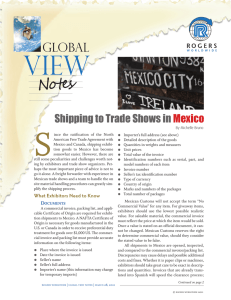 Shipping to Trade Shows in Mexico