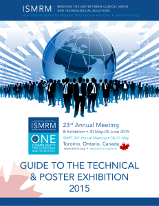 the 2015 ISMRM Exhibition Guide