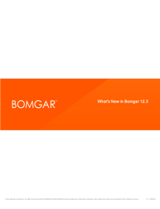 What`s New in Bomgar 12.3