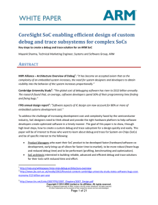 CoreSight SoC enabling efficient design of custom debug