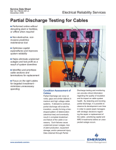 Partial Discharge Testing for Cables