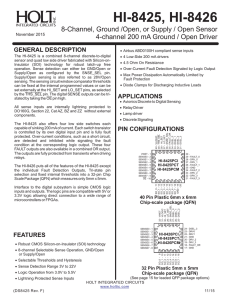 HI-8425 Rev. F - Holt Integrated Circuits