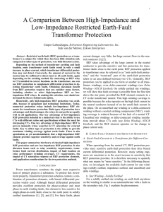 A Comparison Between High-Impedance and Low