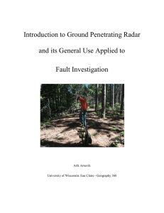 Introduction to Ground Penetrating Radar and its General Use