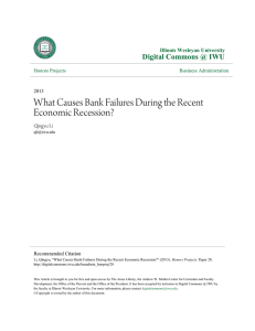 What Causes Bank Failures During the Recent Economic Recession?