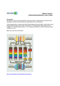 Add-on Lesson: Understanding Resistor Color Codes