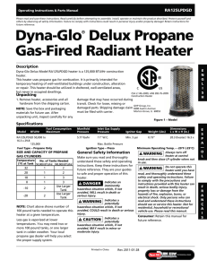 Dyna-Glo® Delux Propane Gas