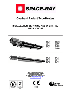 Overhead Radiant Tube Heaters - Space-Ray