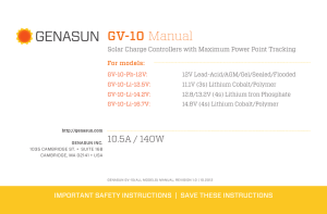 GV-10 Manual