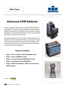 Advanced AGM Batteries
