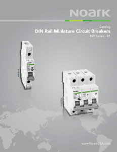 Noark DIN Rail Miniature Circuit Breaker Catalog