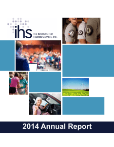 Annual Report - Institute for Human Services