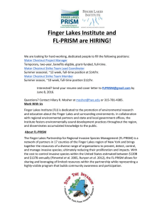 Finger Lakes PRISM - Soil and Water Conservation District Wayne