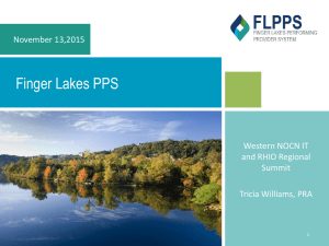 Finger Lakes PPS - The Finger Lakes Performing Provider System