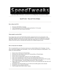 SpeedTweaks - Tips and Tricks (Dodge)