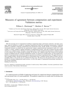 Measures of agreement between computation and