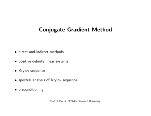 Conjugate Gradient Method