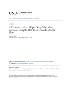 A Characterization of Open Shop Scheduling Problems using the