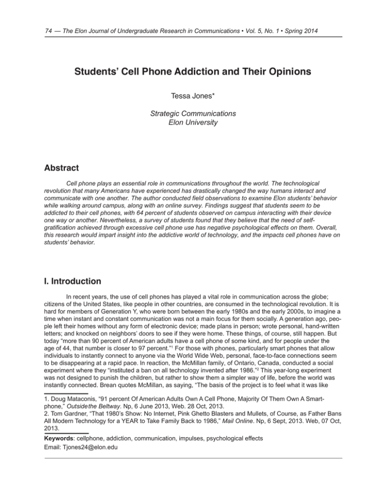 effects of smartphone addiction on students research paper