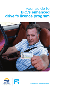 Your Guide to B.C.`s Enhanced Driver`s Licence Program
