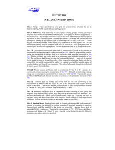 Sec 1062 - Pull and Junction Boxes
