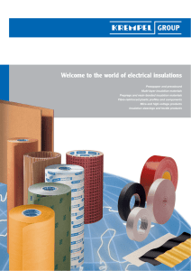 Welcome to the world of electrical insulations