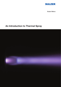 An Introduction to Thermal Spray