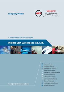 Middle East Switchgear Ind. Ltd.