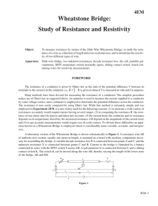 4EM Wheatstone Bridge