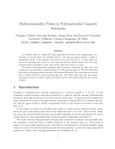 Multicommodity Flows in Polymatroidal Capacity Networks