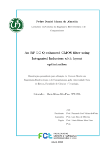 An RF LC Q-enhanced CMOS filter using Integrated Inductors