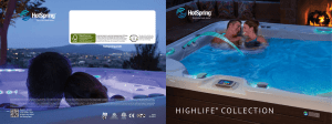 Hot Spring Highlife Collection Brochure
