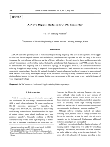 A Novel Ripple-Reduced DC-DC Converter