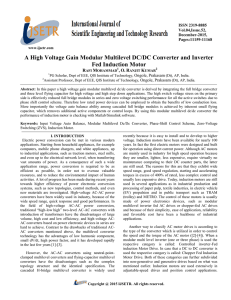 A High Voltage Gain Modular Multilevel DC/DC Converter and