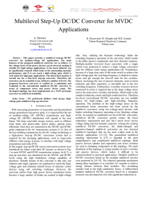 Multilevel Step-Up DC/DC Converter for MVDC Applications