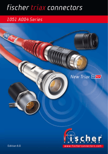 Fischer Triax Connectors Catalog 1051 Series