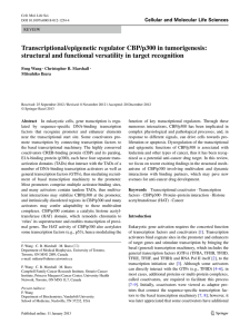 Transcriptional/epigenetic regulator CBP/p300 in tumorigenesis