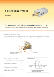 AIR SEQUENCE VALVE