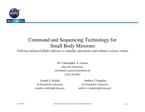 Science Command and Sequence Software