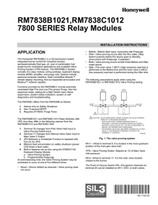 RM7838B1021, RM7838C1012, 7800 SERIES Relay Modules