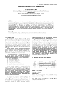 WEB ORIENTED SEQUENCE OPERATIONS