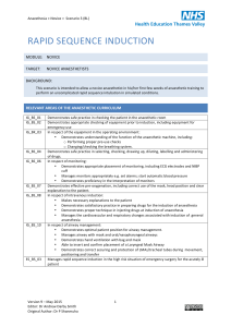 rapid sequence induction