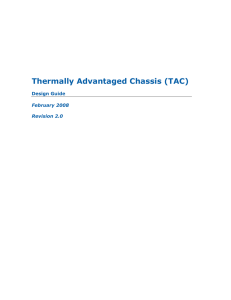 Thermally Advantaged Chassis (TAC)