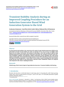 Transient Stability Analysis during an Improved Coupling Procedure